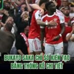 Bukayo Saka Chỉ Số Kiến Tạo - Bảng Thống Kê Chi Tiết